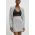 Answear Lab fusta culoarea argintiu, mini, evazati