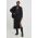 Answear Lab fusta jeans culoarea negru, midi, drept