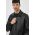 Bomboogie geaca de piele barbati, culoarea negru, de tranzitie