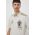 Aeronautica Militare polo de bumbac culoarea bej, cu imprimeu