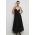 Answear Lab fusta culoarea negru, maxi, evazati