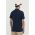 Abercrombie & Fitch tricou polo barbati, culoarea albastru marin, neted