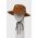 Kangol palarie din bumbac culoarea maro, bumbac