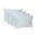 Set 4 perne moi, joase, matlasate, lavabile la masina de spalat la 60 de grade, Confort Somnart, 70x70 cm