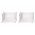 Set 4 perne matlasate Somnart, 50x70 cm, microfibra cu fibre de carbon