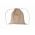 Set paturica + perna + rucsac SomnArt, cu broderie, din in, Crem
