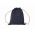 Set paturica + perna + rucsac SomnArt, cu broderie, din in, Albastru