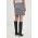 Answear Lab fusta culoarea gri, mini, creion