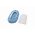 Cuib bebelusi pozitionator SomnArt baby nest, 94x60cm, albastru