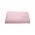 Perna ergonomica Somnart LATEXCEL, 64x40x11 cm, latex natural, husa bumbac 100%, roz