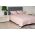 Pilota bumbac Somnart Bella 200x220cm, umplutura grosime medie de vara 200 g/mp, roz