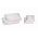 Set pilota 180x200 cm, 200g si 2 perne 50x70 cm si 2 perne 40x40 cm HypoallergenicMed Somnart, microfibra matlasata