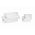 Set 2 perne 50x70 cm si 2 perne 40x40 cm HypoallergenicMed Somnart, microfibra matlasata