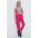 adidas by Stella McCartney pantaloni de trening culoarea roz, neted, IS1215