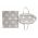 Baby Nest Somnart: Cosulet bebelusi + Salteluta 42x84x2 cm + Paturica 70x70 cm model Elegant Armonia