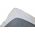 Cearceaf de pat Bumbac alb belelusi si copii, cu elastic, 156x65