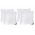 Set 4 Perne matlasate microfibra Striata 70x70 cm