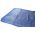 Saltea cu interior vatelină Somnart 60x190, înălțime 1 cm, pentru șezlong, două segmente, husă impermeabilă, culoare bleumarin