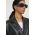 Alexander McQueen ochelari de soare femei, culoarea negru