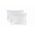 Set 2 Perne Somnart matlasate microfibra Striata, 50x70 cm