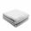 Pachet 1 Lenjerie de pat alba pentru o persoana, Bumbac Damasc 100%, 3 piese + 1 Set 2 prosoape pentru fata, 50x90 cm, alb, bumbac