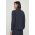 Emporio Armani camasa femei, culoarea albastru marin, cu guler clasic, regular
