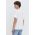 Herschel tricou din bumbac barbati, culoarea alb, neted