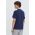 Herschel tricou din bumbac barbati, culoarea albastru marin, neted