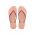 Havaianas slapi SLIM GLITTER II femei, culoarea roz, cu toc plat, 4146975.9898