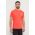 The North Face tricou sport Reaxion culoarea rosu, cu imprimeu, NF0A4CDWQI41