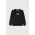 The North Face hanorac de bumbac pentru copii DREW PEAK LIGHT CREW PRINT culoarea negru, modelator