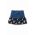 Desigual fusta denim pentru copii culoarea albastru marin, mini, evazati