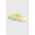 Crocs papuci Echo Slide femei, culoarea galben, cu platforma, 208170