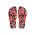 Havaianas slapi copii KIDS SLIMLITTER TREN culoarea portocaliu