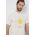 adidas Performance tricou de antrenament culoarea bej, cu imprimeu, IS2414