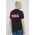 HUGO tricou din bumbac bărbați, culoarea negru, cu imprimeu 50509966