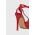 Answear Lab pantofi cu toc culoarea rosu