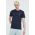 Abercrombie & Fitch tricou din bumbac barbati, culoarea albastru marin, neted