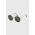 Jeepers Peepers ochelari de soare culoarea auriu