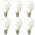 Set 6 Becuri Led E14 4W Lumina calda DLF 3041