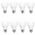 Set 8 Becuri LED 10W Lumina rece DL 6100