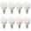 Set 8 Becuri LED Drimus 6W E14 Lumina Calda DL 3064
