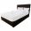 Set Saltea Dafin 140x200x22 cu arcuri plus 2 perne microfibra 50x70 plus Husa hipoalergenica
