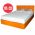 Saltea Ulise Standard Spring Comfort 180x200 plus 2 perne ortopedice memory SB 52x32 cm