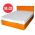 Set Saltea Cronos HR Spring Comfort 140x200 plus husa hipoalergenica