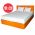 Set Saltea Cronos HR Spring Comfort 180x200 plus 2 perne microfibra 50x70
