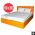 Set Saltea Zeus Memory Comfort Dodolut 160x200 plus 2 perne microfibra 50x70