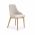 Scaun living HM Toledo crem - stejar