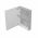 Dulap baie CS Monde - 60 cm, suspendat, gri
