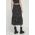Tommy Jeans fustă culoarea negru, midi, evazați DW0DW17873